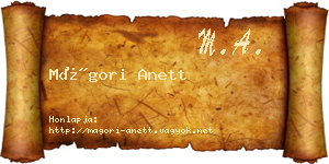 Mágori Anett névjegykártya